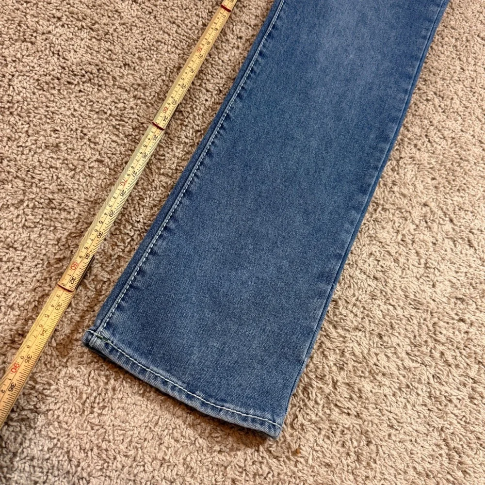 True Religion Ricky Relaxed Straight Mens 34 Blue NEW Big T Flap Jeans 701193